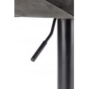 Стул барный HALMAR H102 серый/черный